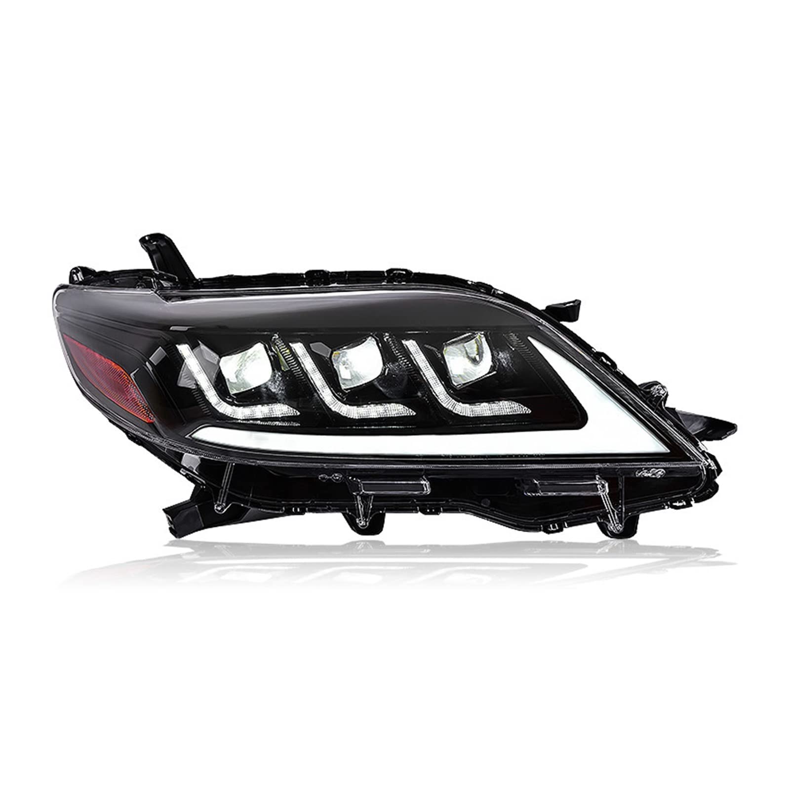Amazon | ヘッドライトアセンブリ トヨタ シエナ 2011-2020 LED DRL